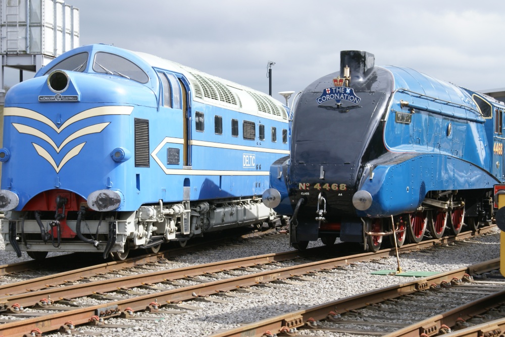 Deltic and Mallard