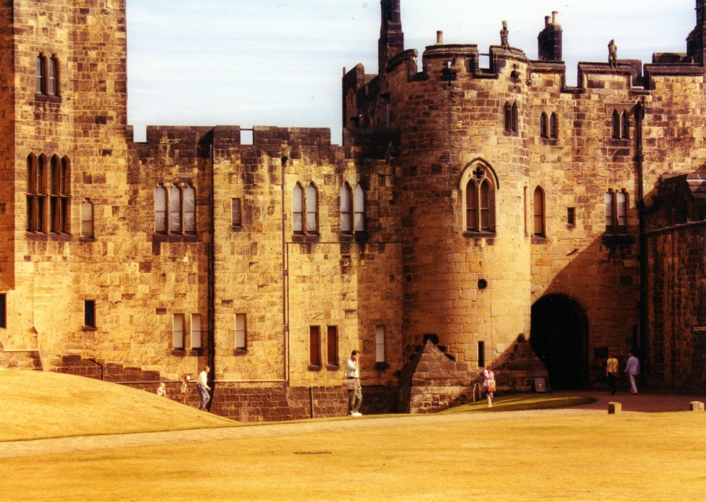 Alnwick Castle in strange light