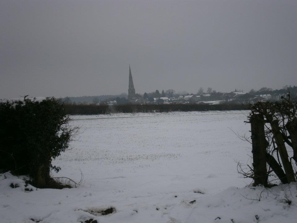 Irchester winter view