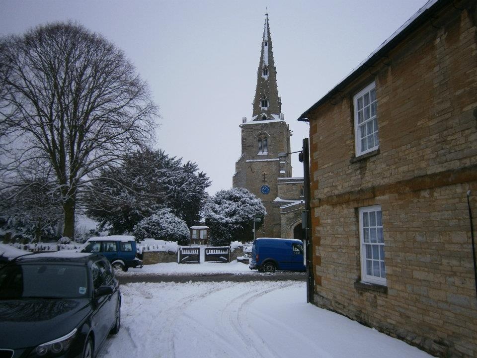 Podington Snow scene