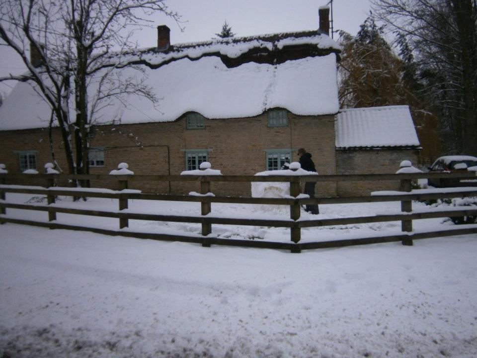 Podington Snow scene