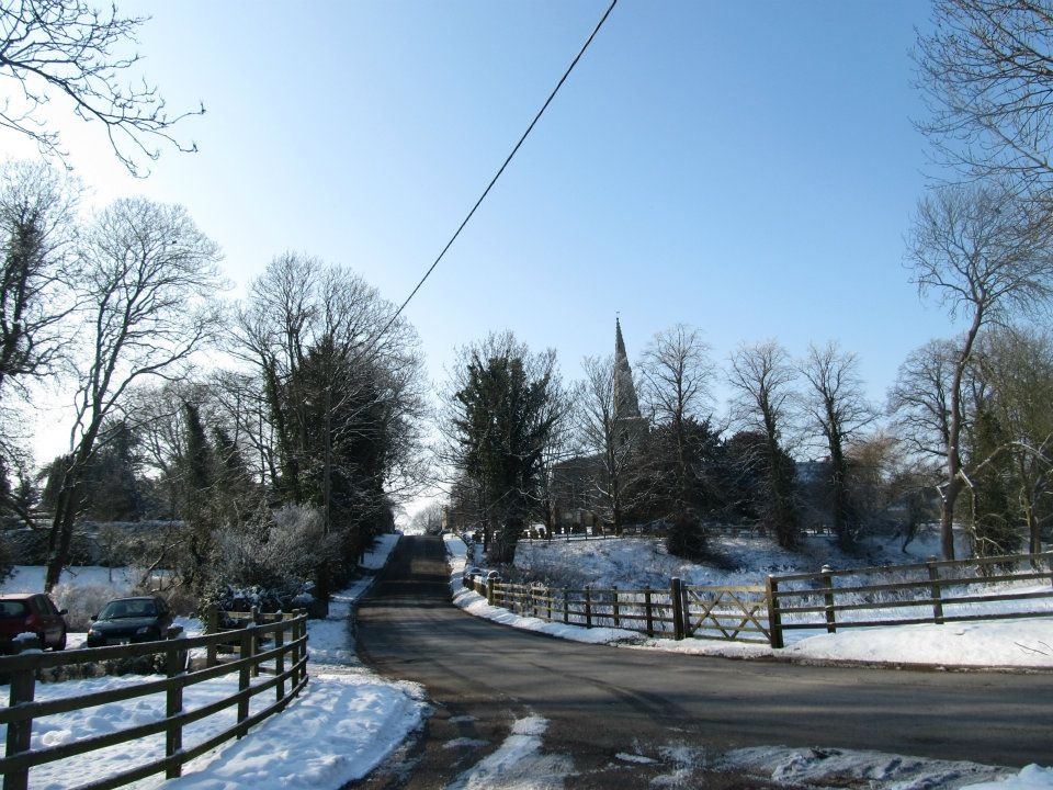 Podington Snow scene