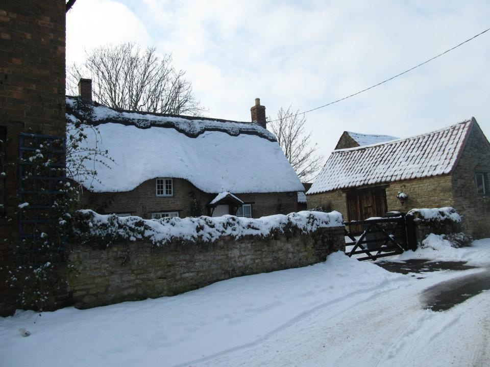 Podington Snow scene