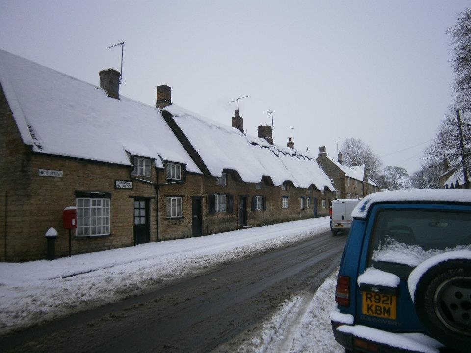 Podington Snow scene