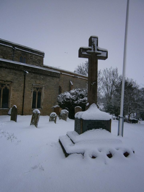 Podington Snow scene