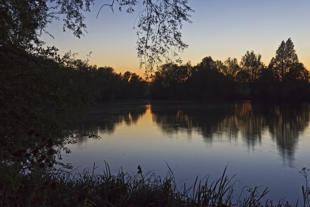 Peaceful Reflection at Barnwell Country Park, Oundle, Northamptonshire