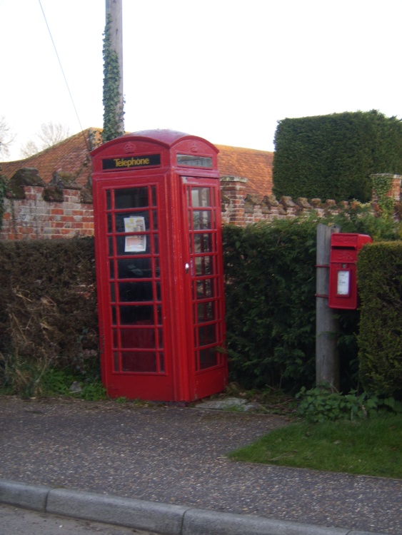 Wramplingham Nfk -  Village Phone and Post Box