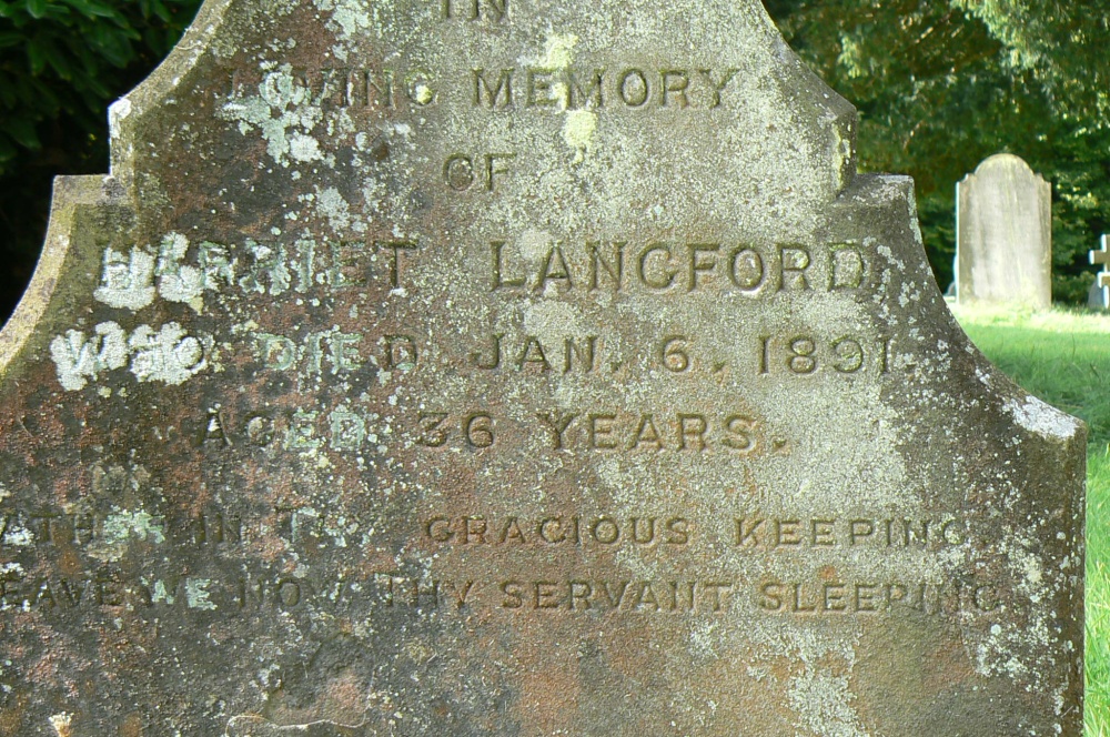 Photograph of Langford Grave