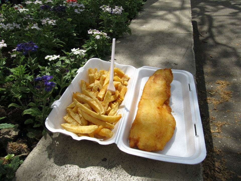 Fish and Chips at Olney Car Show