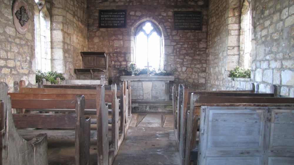 Photograph of Inside Lead Chapel, Towton