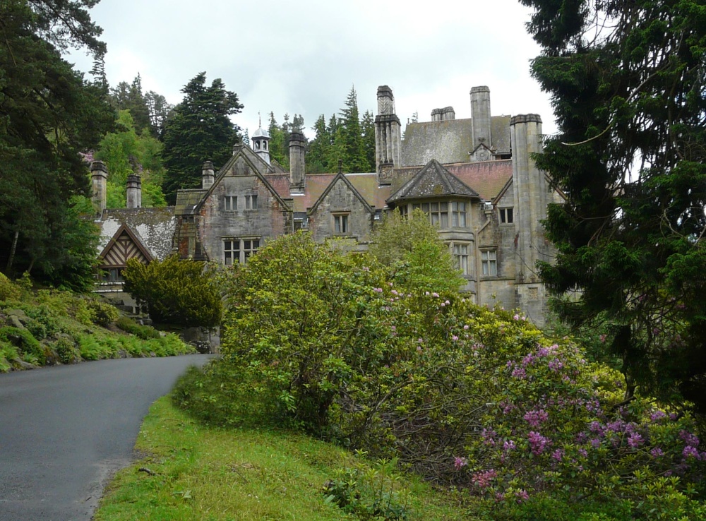 Cragside house, entrance way