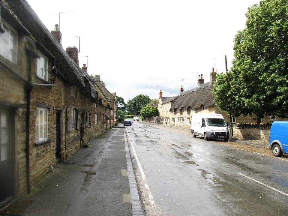 Podington on a wet day