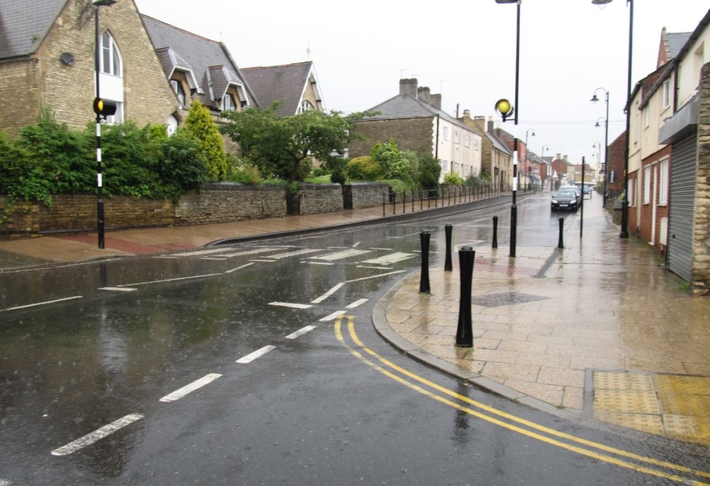 Irthlingborough during a storm