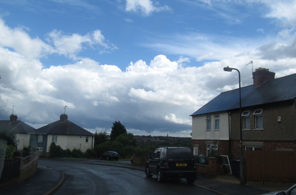 Irthlingborough during a storm