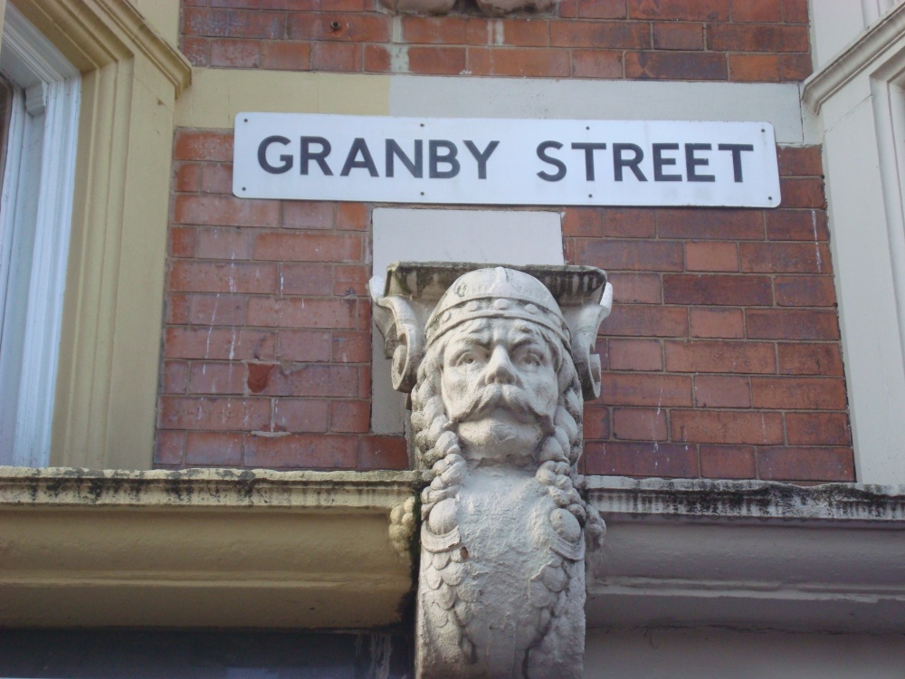 Viking Head decoration (70-72 Granby Street)