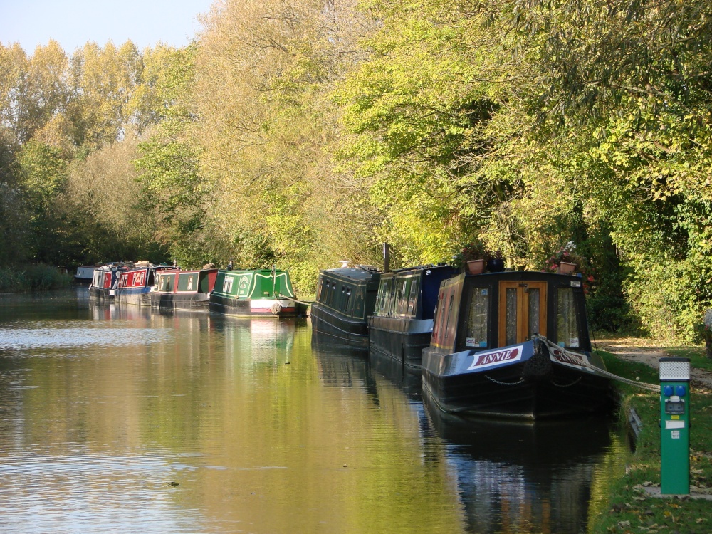 Narrowboats at Thrupp Wide, Thrupp, Oxfordshire