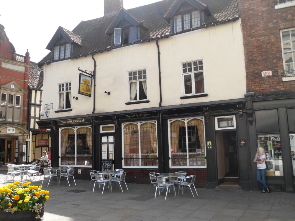 Shrewsbury, Cafe on the High Street