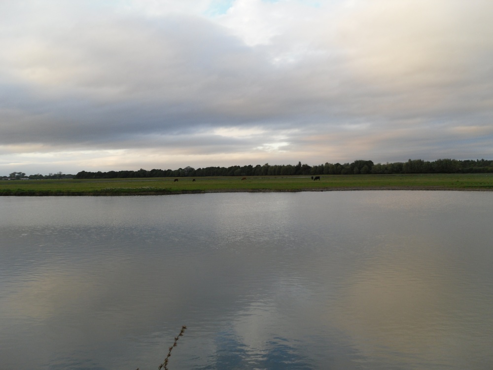 Oxford, the River Thames and meadow