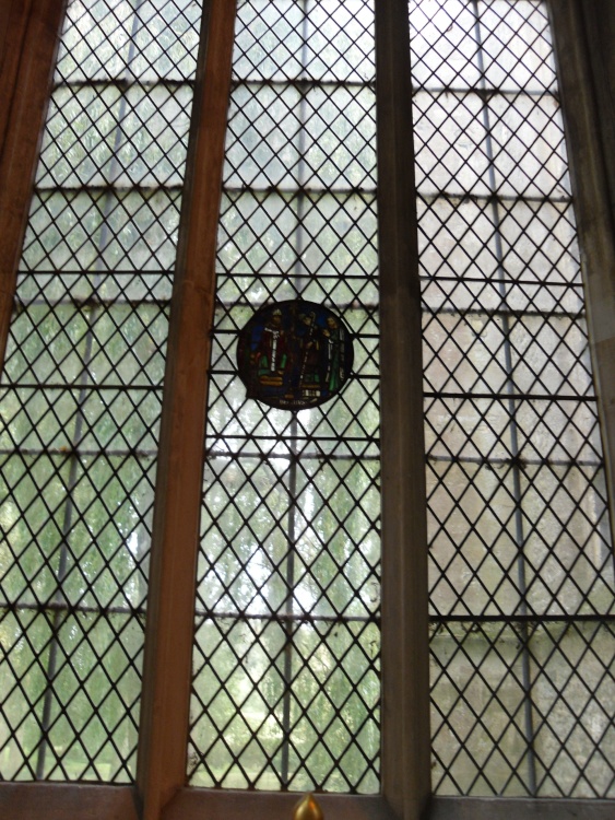 Dorchester-On-Thames, in the Abbey, stained glass 'ordination of St Birinus'