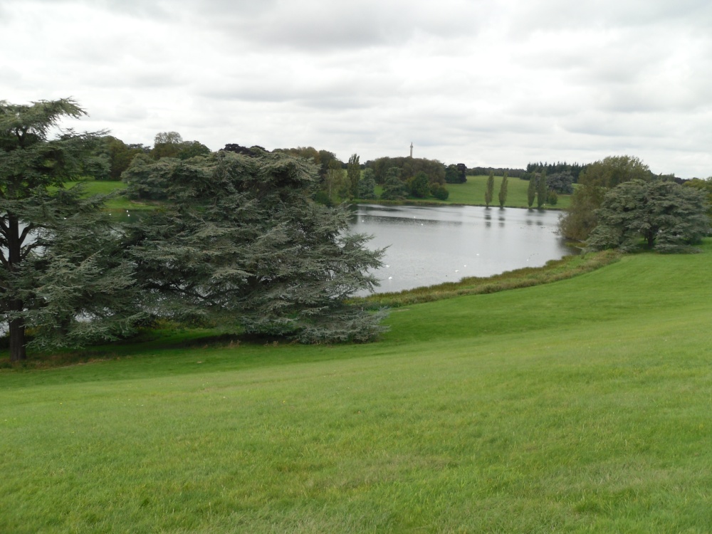 Blenheim Palace, a view of the lake