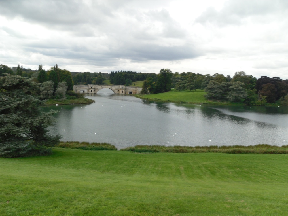 Blenheim Palace, a view of the lake