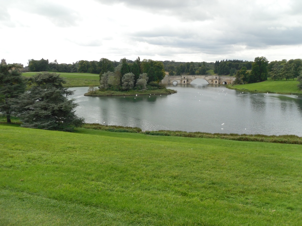 Blenheim Palace, a view of the lake