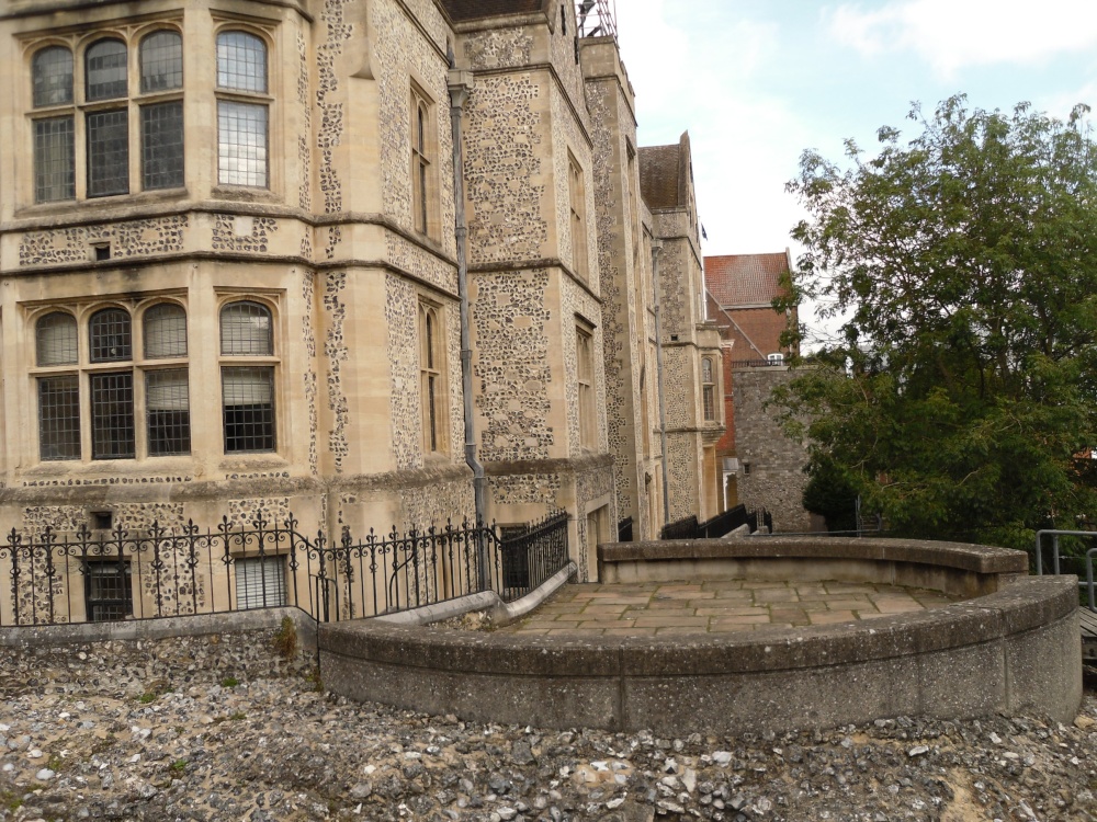 Winchester, ruins of the great castle