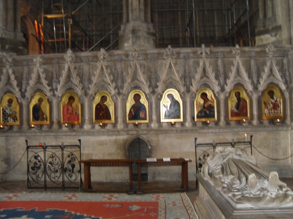 In the Winchester Cathedral