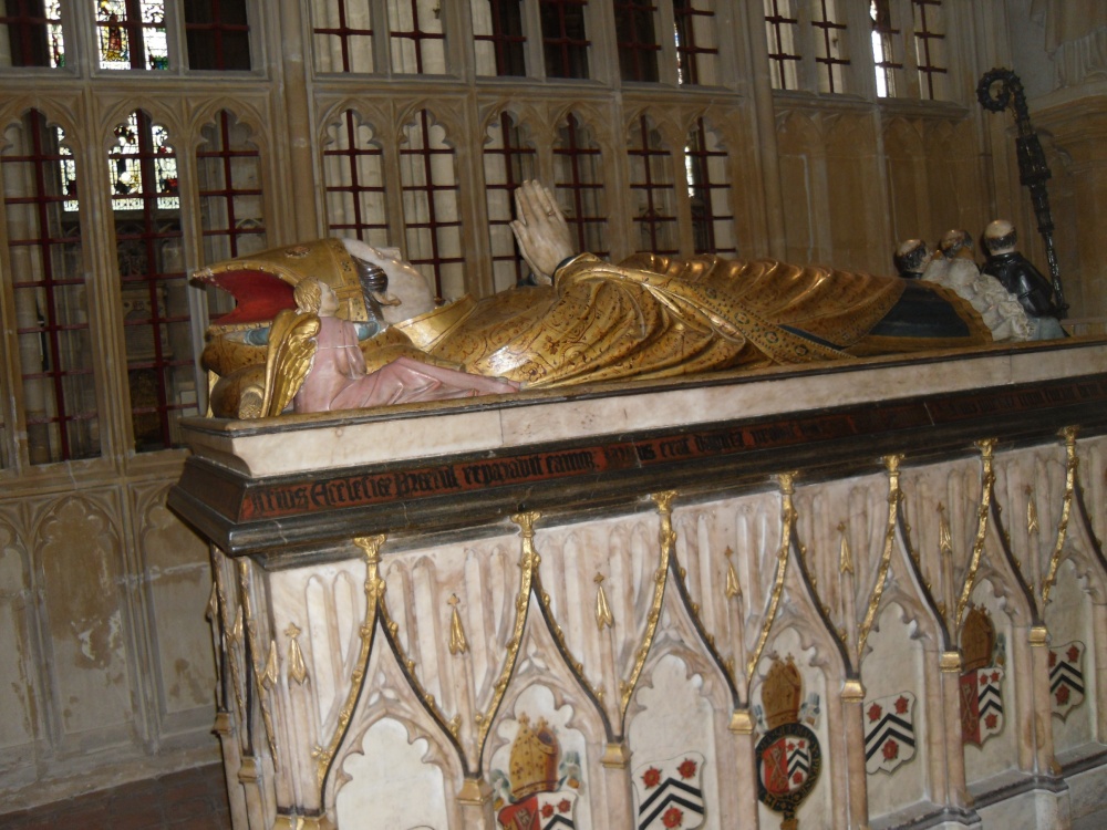 In the Winchester Cathedral