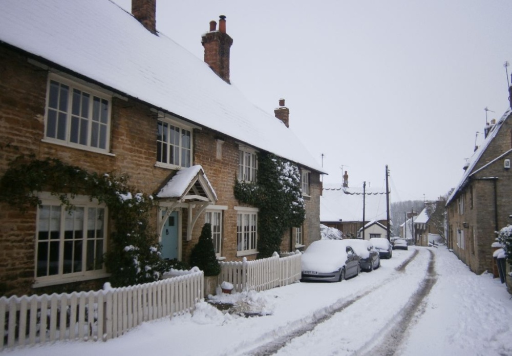 Podington Winter scene