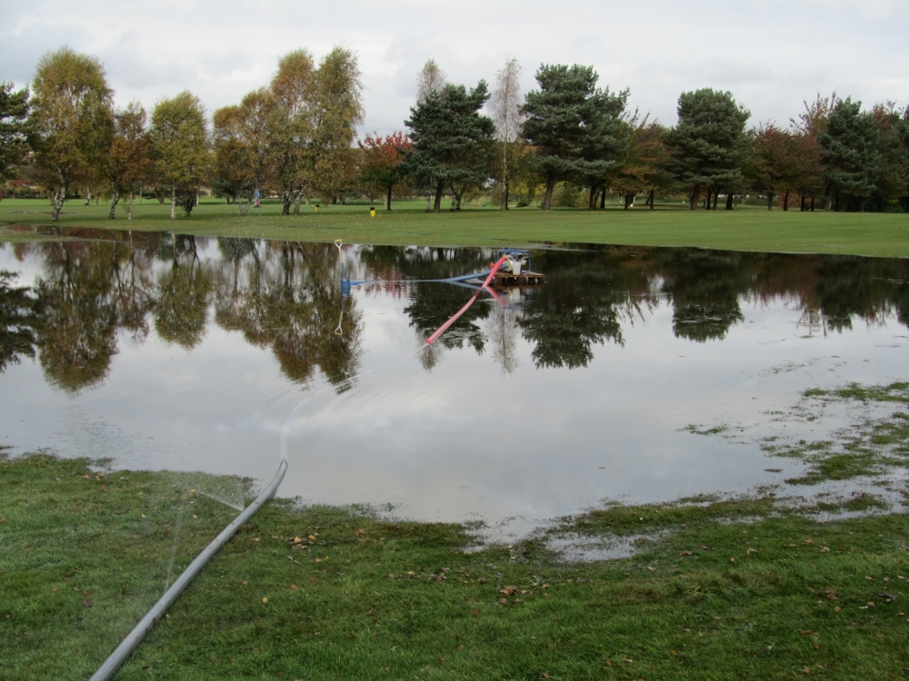 Waterlogged Course photo by Terry Gilley
