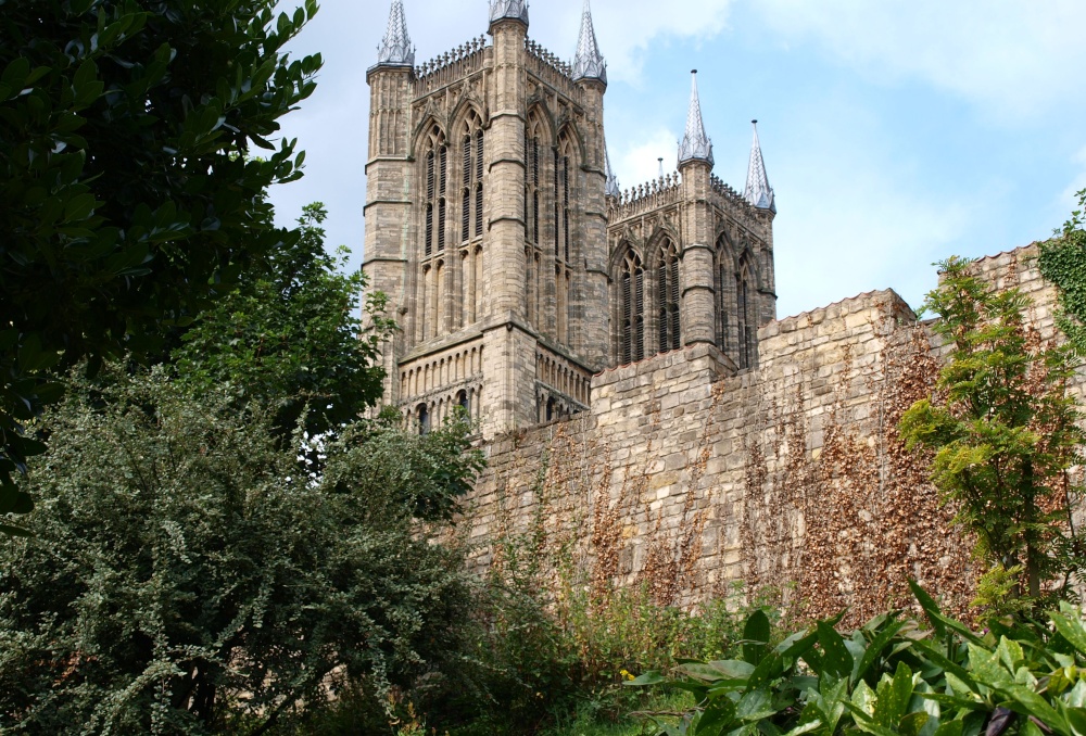 Lincoln Cathedral from the Old Bishop's Palace