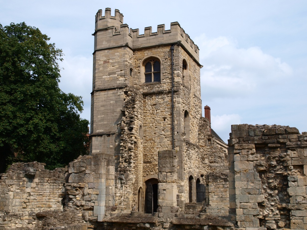 The Old Bishop's Palace near Lincoln Cathedral Lincoln