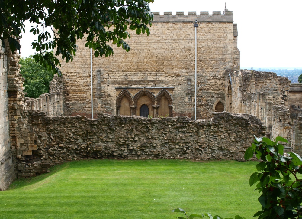 The Old Bishop's Palace near Lincoln Cathedral