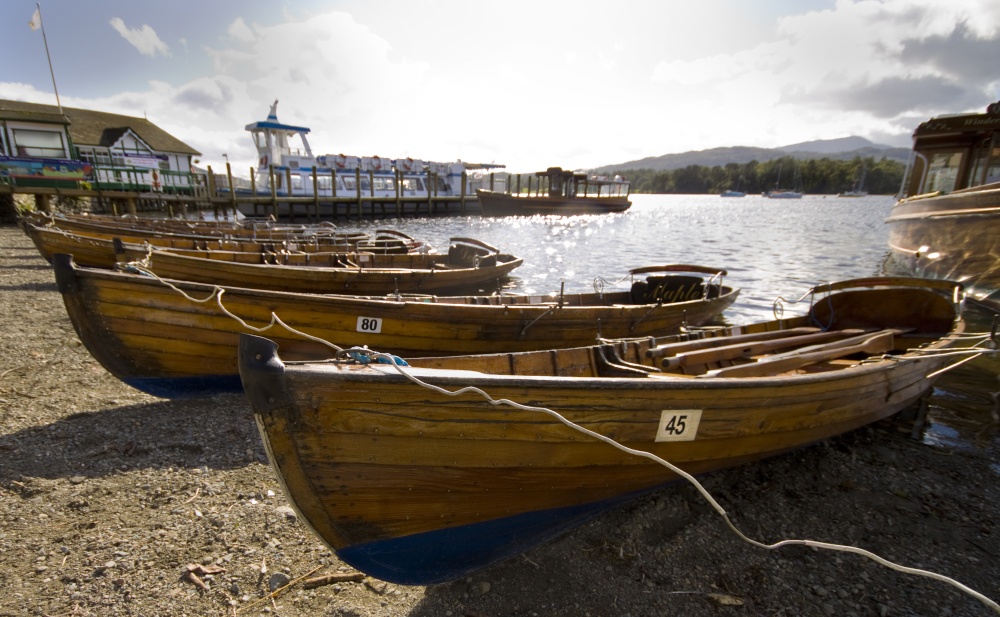 Ambleside row boats