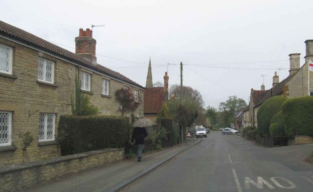 Podington on a wet day