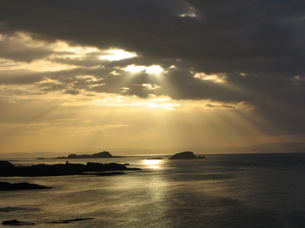 Sunset over the Firth of Forth