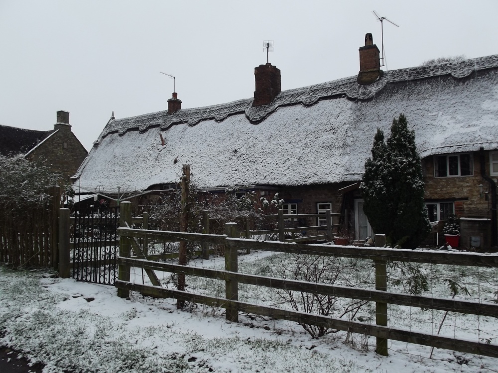 Podington Winter scene