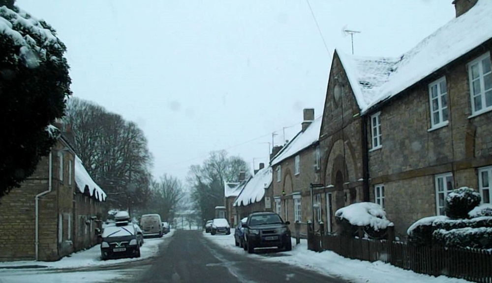 Podington Winter scene