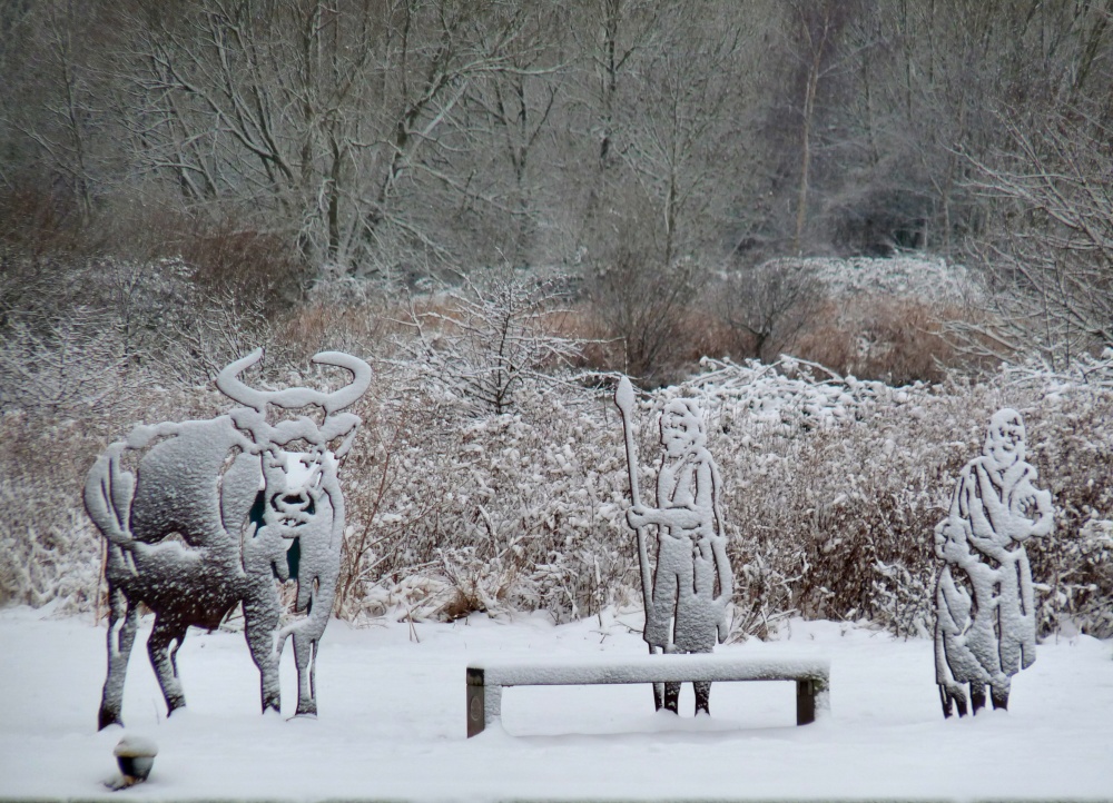 Winter wonderland in Watermead Country Park