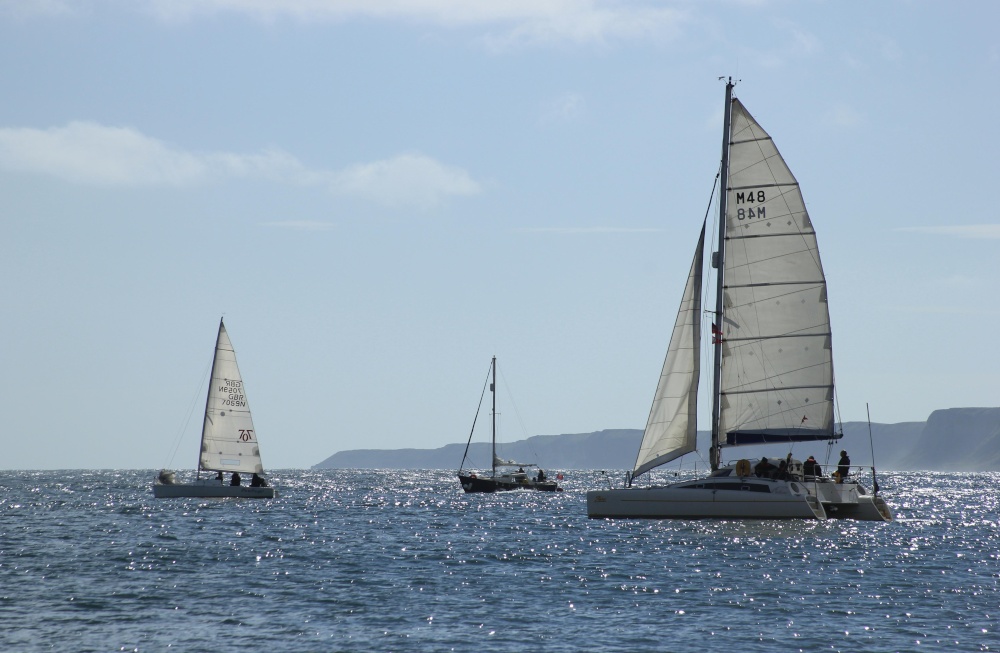 Sailing off Scarborough