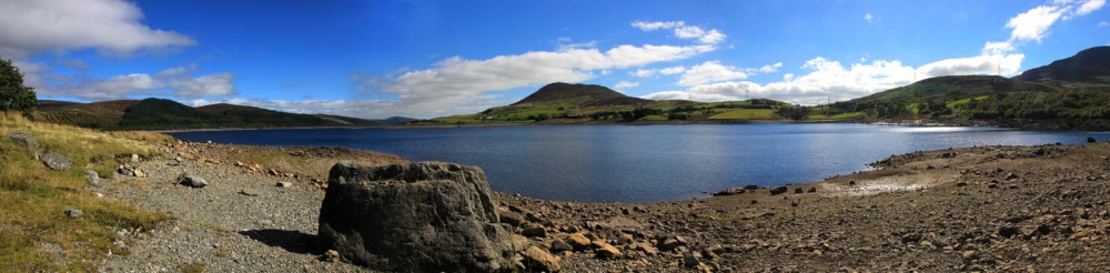 Llyn Celyn Panorama photo by John Godley