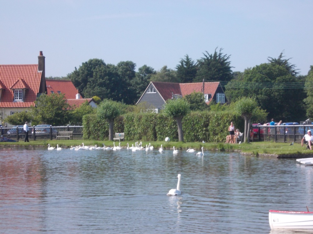 Thorpeness Mere July 2013.