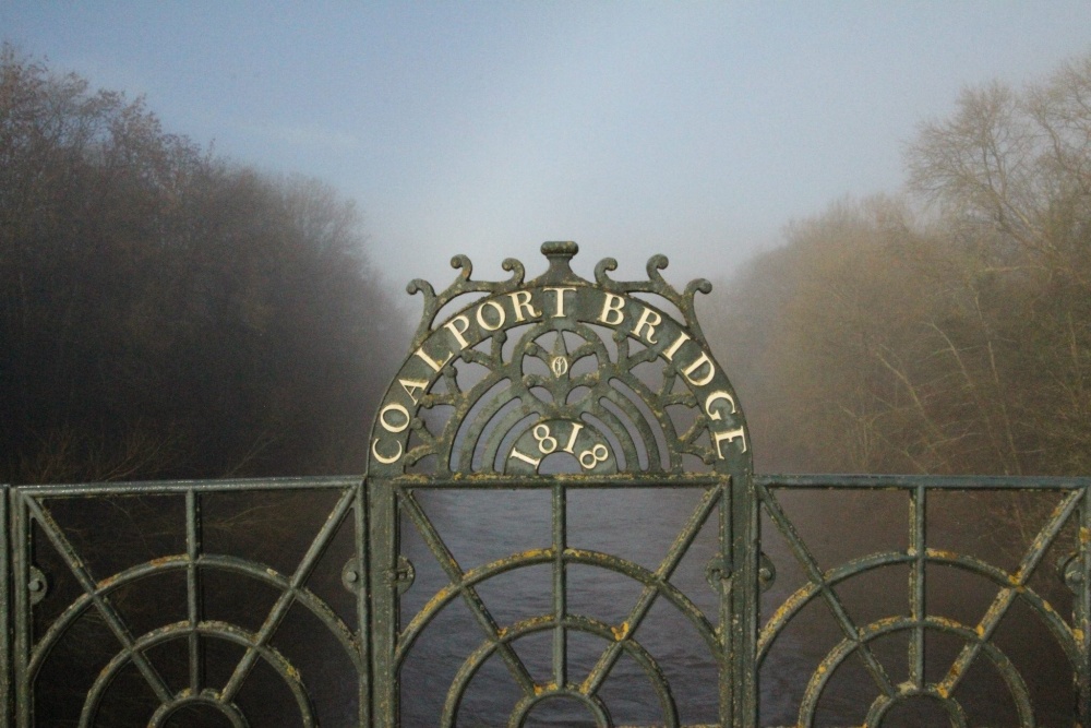 Photograph of Misty Coalport bridge