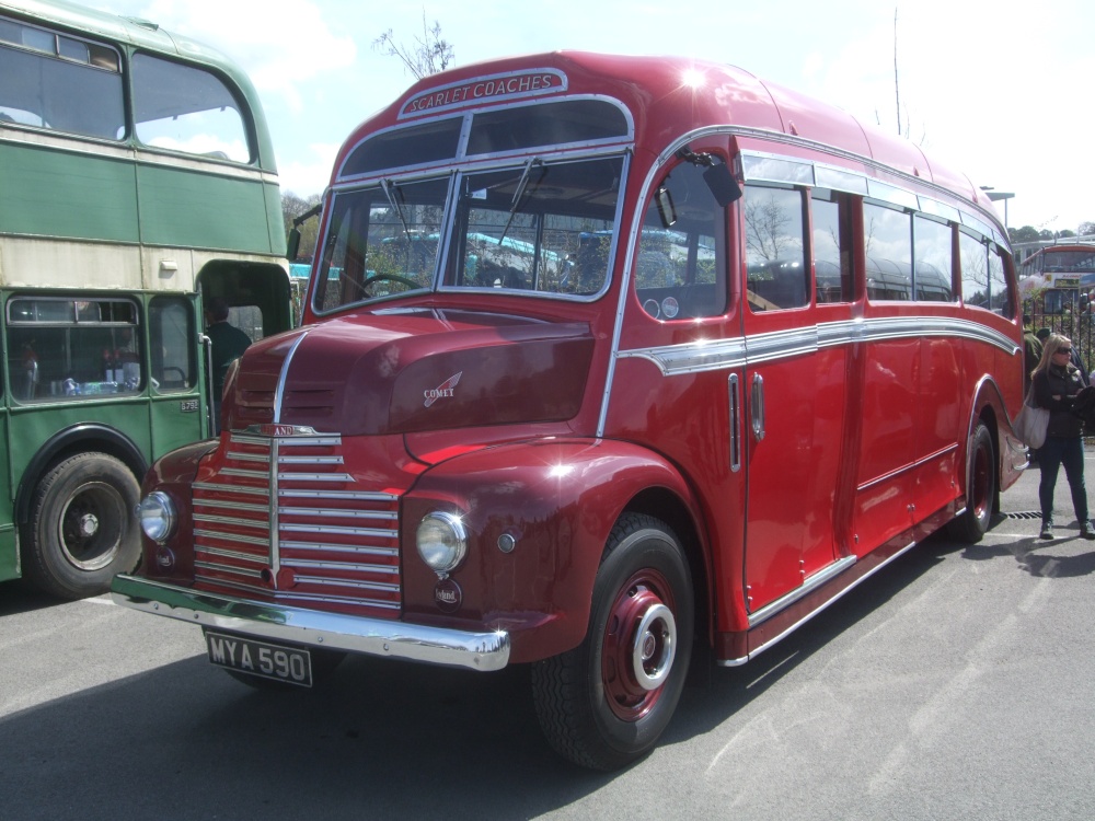 Leyland  Comet 29 seat coach at Brooklands