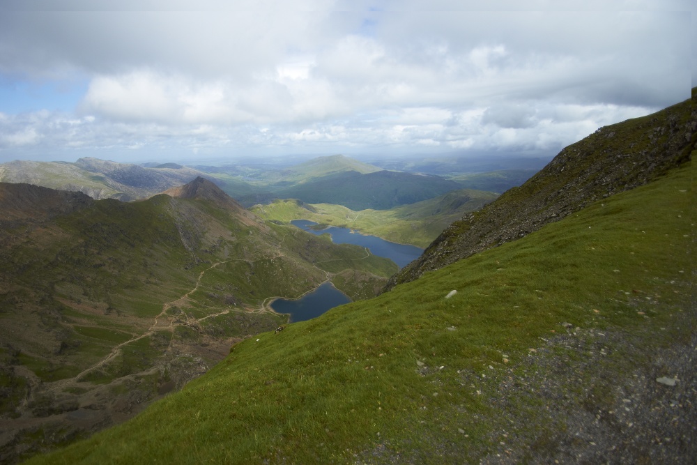 View from Llanberris Path, Snowdon photo by Richard Buckley