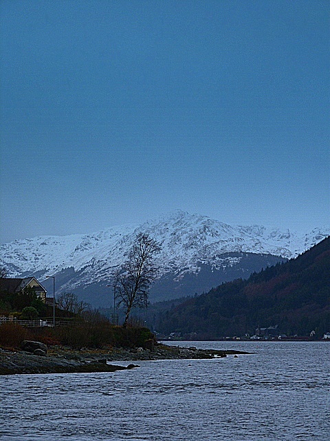 The mountains of Dunoon