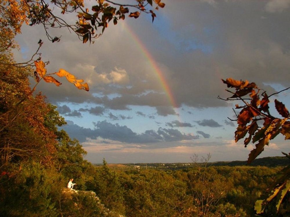 Rainbow over Holbrook