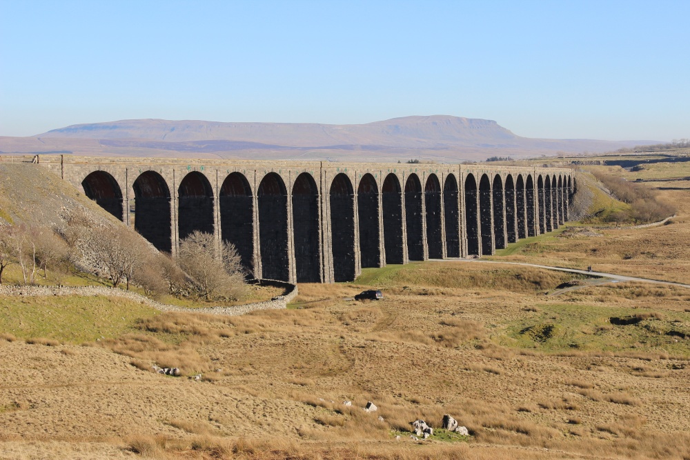 Ribblehead Railway viaduct, Settle to Carlisle railway line, North Yorkshire