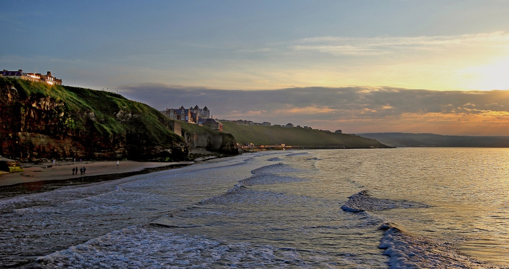 Whitby Beach Sunset